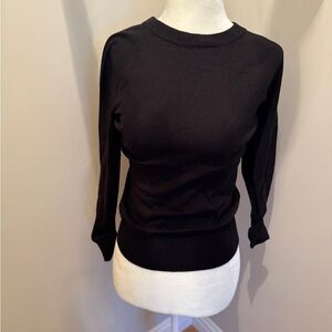 Banana Republic Classic Black Knit Top